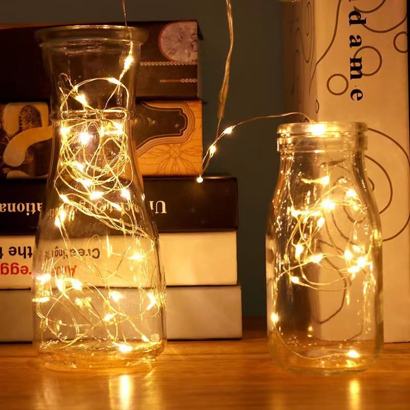 Source manufacturer wine bottle atmosphere light bar atmosphere camping birthday party light string flowers bottle light bottle stopper light string