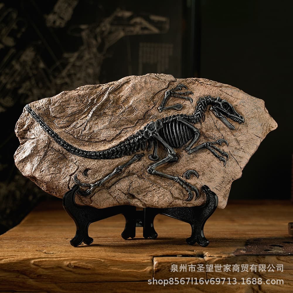 American creative dinosaur fossil resin craft decoration gifts study home living room entrance window display props and decorations