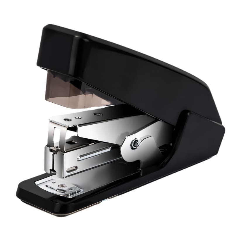 Deli Stationery Effort-Saving Stapler, Creative Fashion Student Material Binding, Office File Effort-Saving Binding Machine