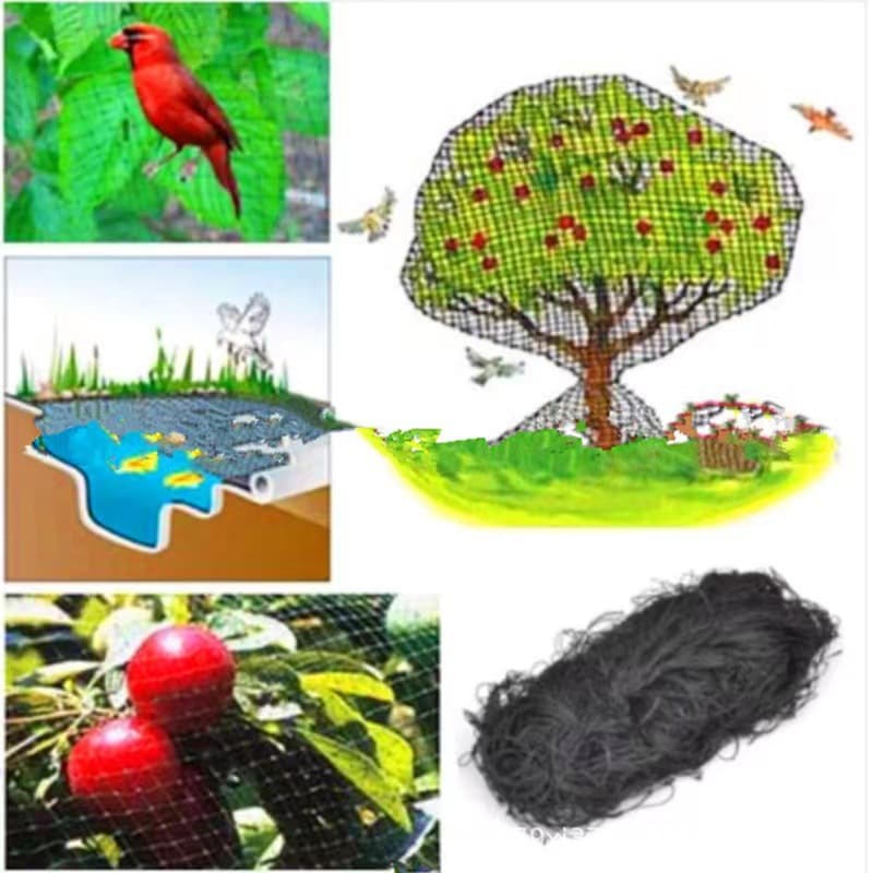 Greenhouse fruit tree nylon anti-bird net cherry tree grape pear tree blueberry farm fish pond sky net orchard anti-bird net