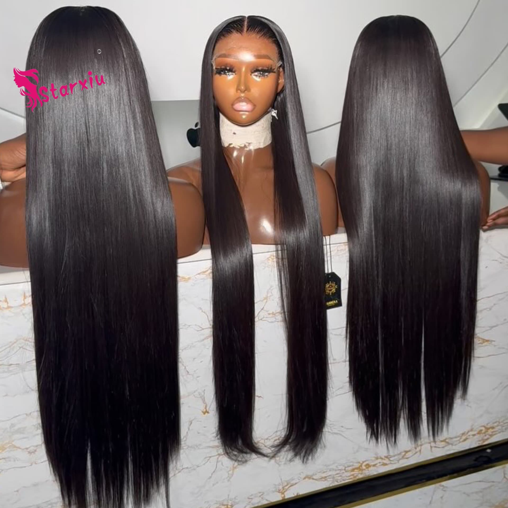 Vietnamhair Raw Hair Human Hair Wig Bone Straight Double Drawn Hair
