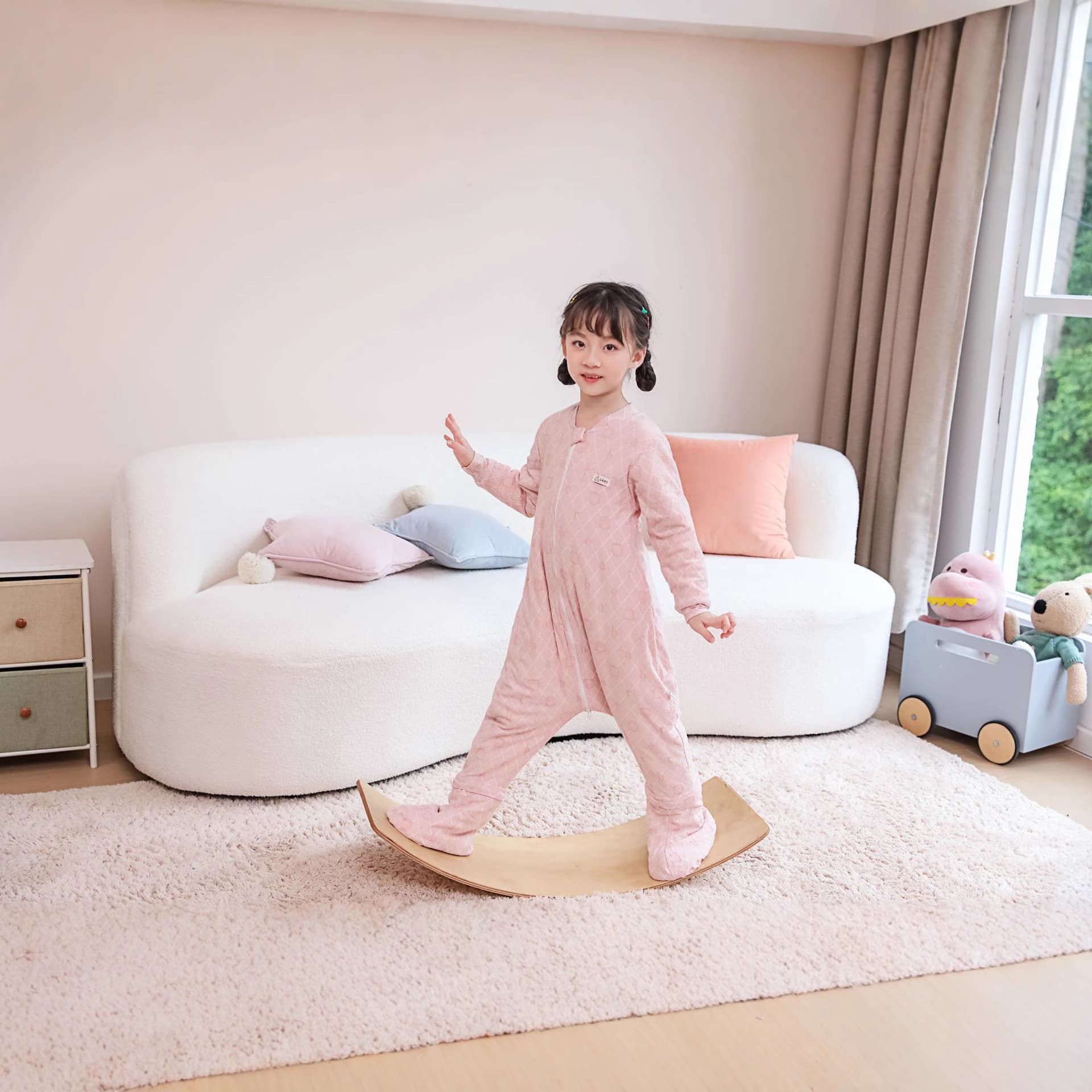 Children's Autumn/Winter Thin Silk Cotton Sleep Sack, Anti-Kick Blanket, Detachable Feet, Leg-Separated Sleeping Bag for Toddlers and Kids