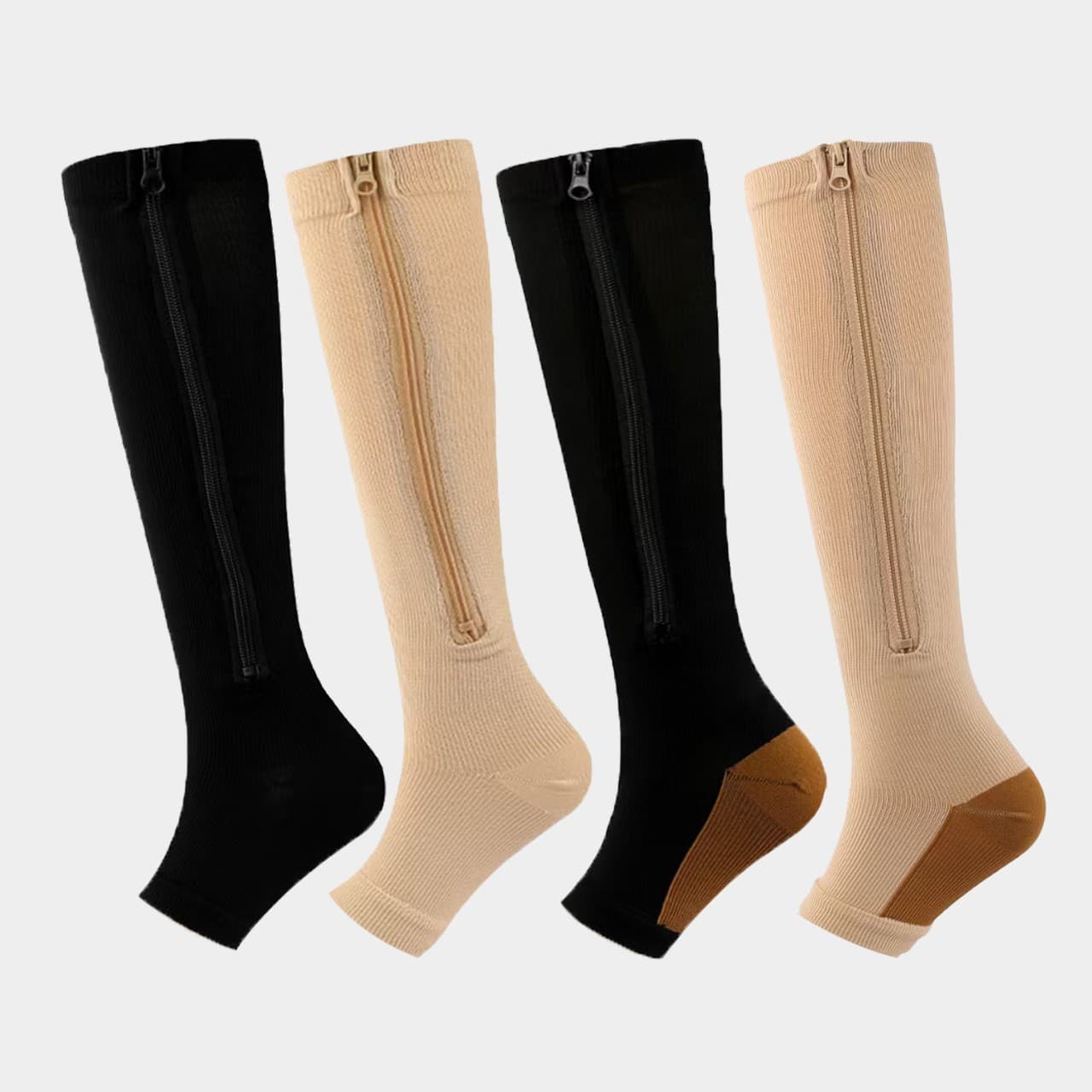 New Cross-Border Combo Pack Sports Patterned Compression Leggings for Outdoor Hiking Cycling Compression Socks for Men and Women Calf Socks