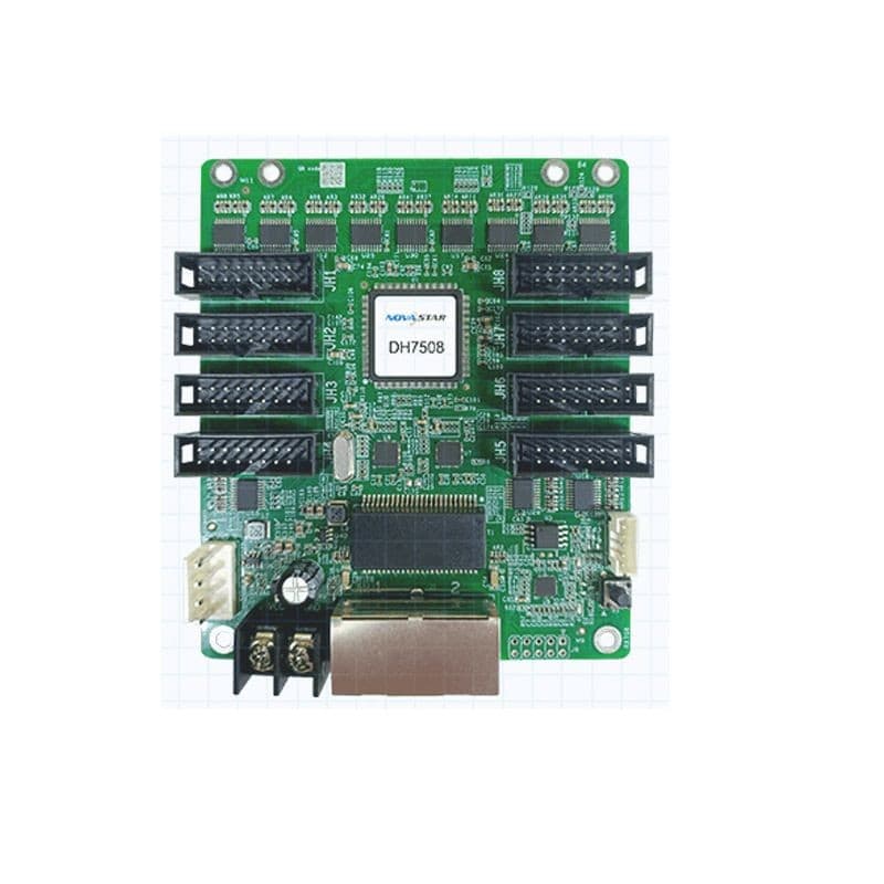 Nova Receiving Card DH7508/MRV208 - 1 Piece, Pixel-by-Pixel Brightness and Color Calibration, with 3D Function, Independent Main Controller L