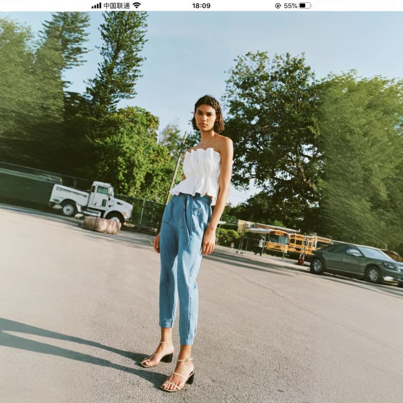 Summer White Bud-Style Short Corset Top Off-Shoulder Strap 01165241250