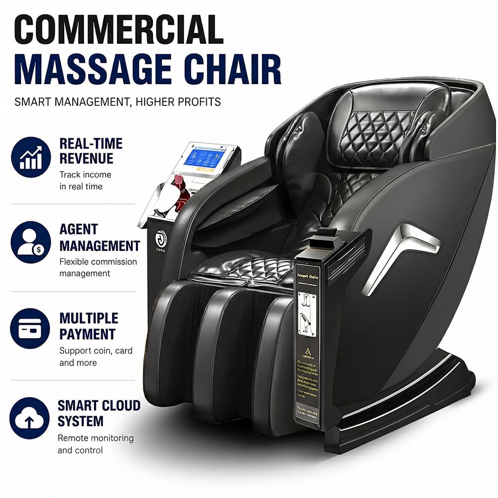 QR Code Payment Coin BILL Vending Massage Chair Business