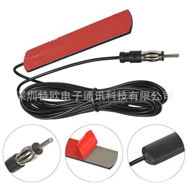 ANT-309 Car Radio Antenna Patch, Strong Signal FM Antenna for Front/Rear Windows