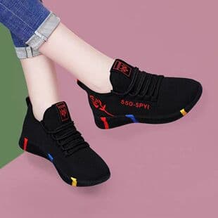 Old Beijing Cloth Shoes Women's Flat Casual Work Shoes Black Soft Sole Dance Cotton Shoes Mother Shoes Anti-Slip