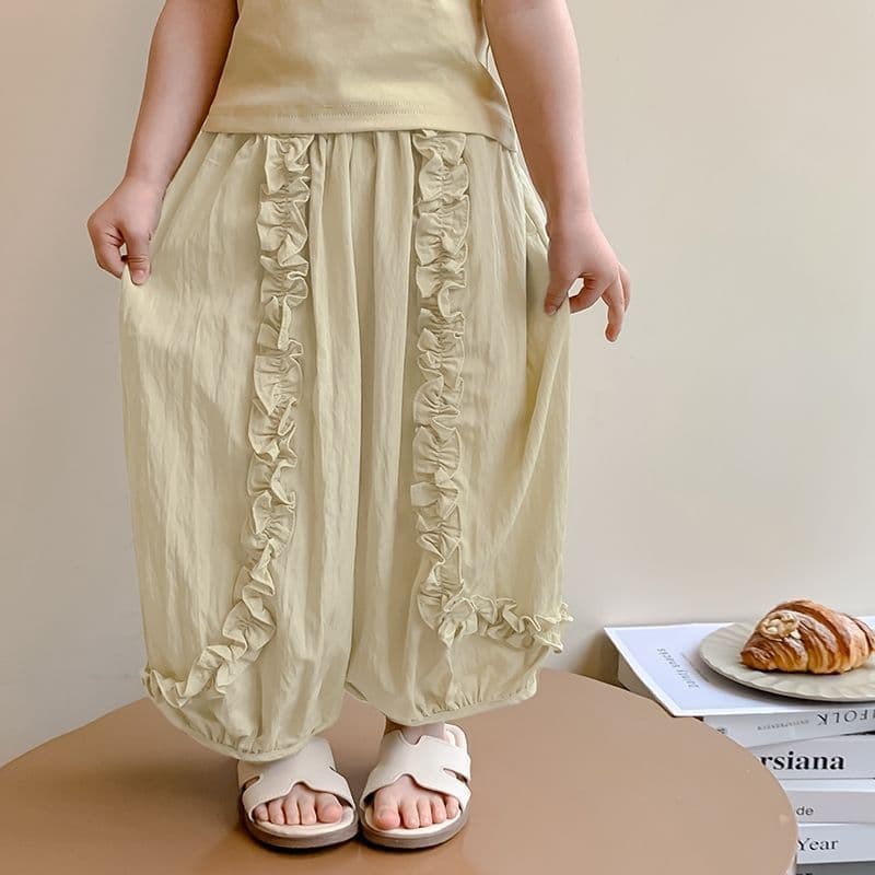 Girls Summer Pants 2026 New Children's Summer Thin Side Casual Pants Western Style Loose Anti-mosquito Pants