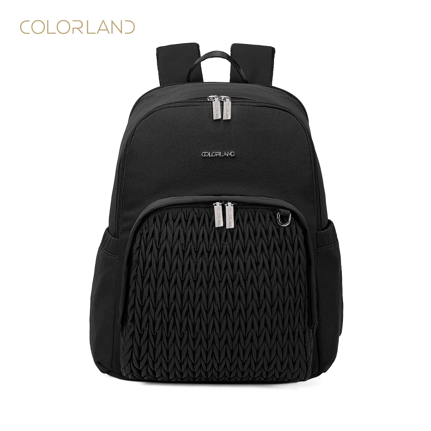 COLORLAND multifunctional nanny quilted backpack large capacity wear-resistant travel bag school bag mommy