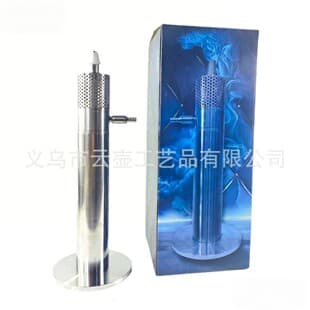 In Stock Stainless Steel Single-Tube Hookah for Export, Arabic Hookah Set with Full Accessories, Cross-Border Hookah