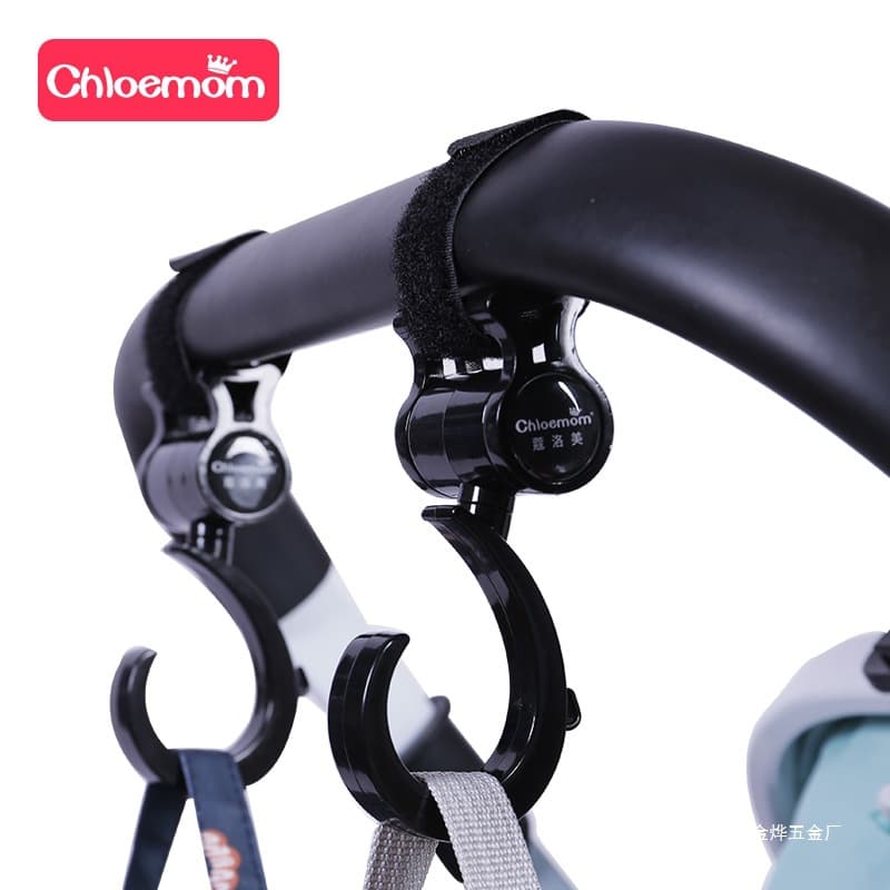 Universal Stroller Hook Clip Hanging Bag Hook for Baby Stroller Accessories by Jinye
