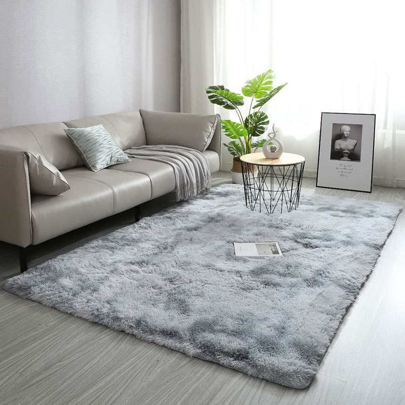Carefully selected customized gradient tie-dye living room coffee table bedroom plush bedside blanket tatami room Nordic ins plush