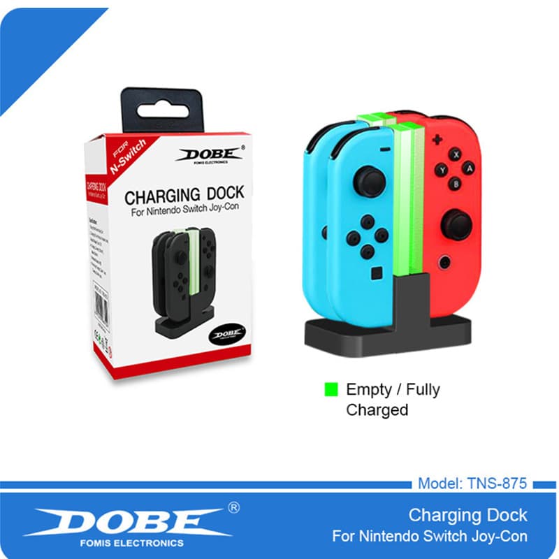 Colorful Handle OLED Switch Charger Four-Slot Charging Stand TNS-875 Digital Computer Accessories Gaming Console Accessories