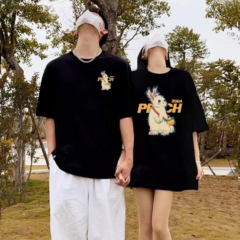 Unique Couple Summer Clothing Set, Half Sleeve T-Shirt with Premium Feel, New 2026 Style for Men and Women