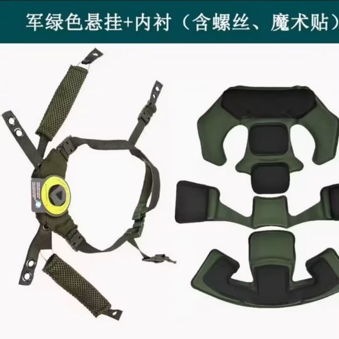 Wendyfastmich Tactical Helmet Lining Adjustable Suspension Accessories Set Universal Manufacturer in Stock