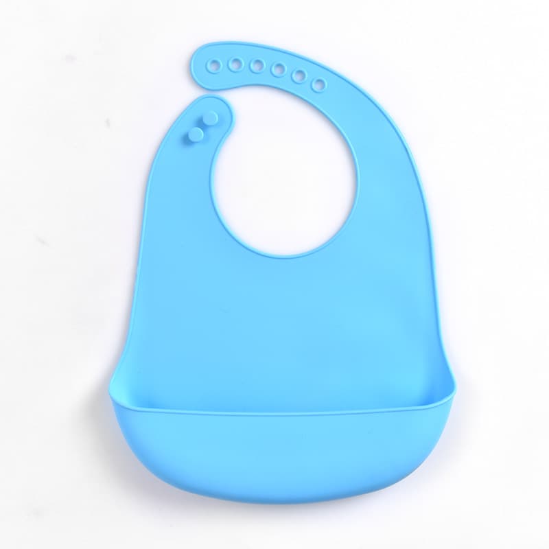 Silicone Baby Bib, Waterproof Drool Bib for Kids, Large Size, No-Wash, In Stock