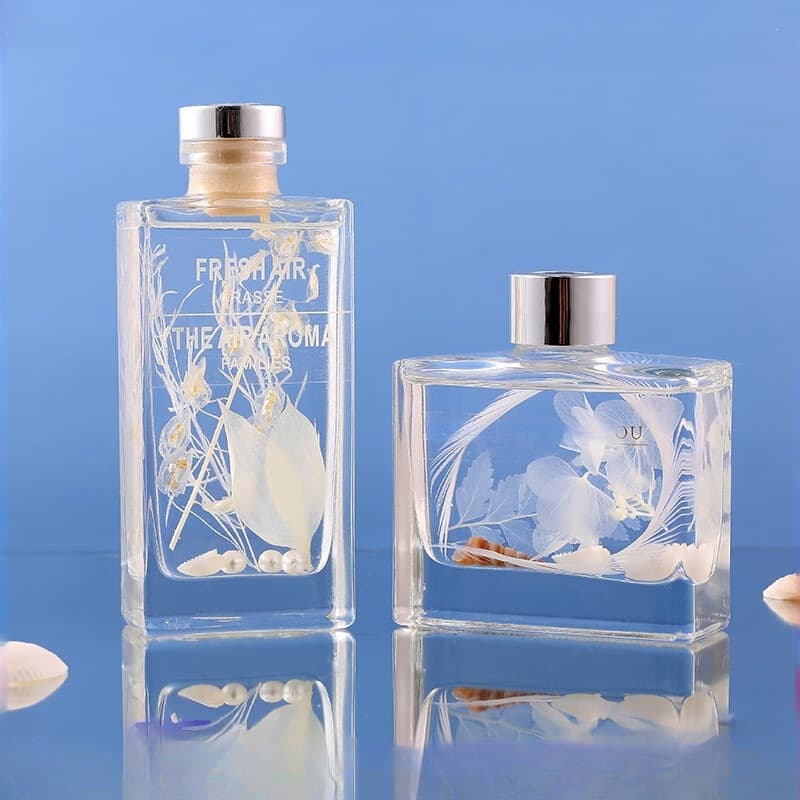 150ml fireless aromatherapy bottle hotel interior decoration essential oil perfume bottle glass empty bottle fragrance bottle