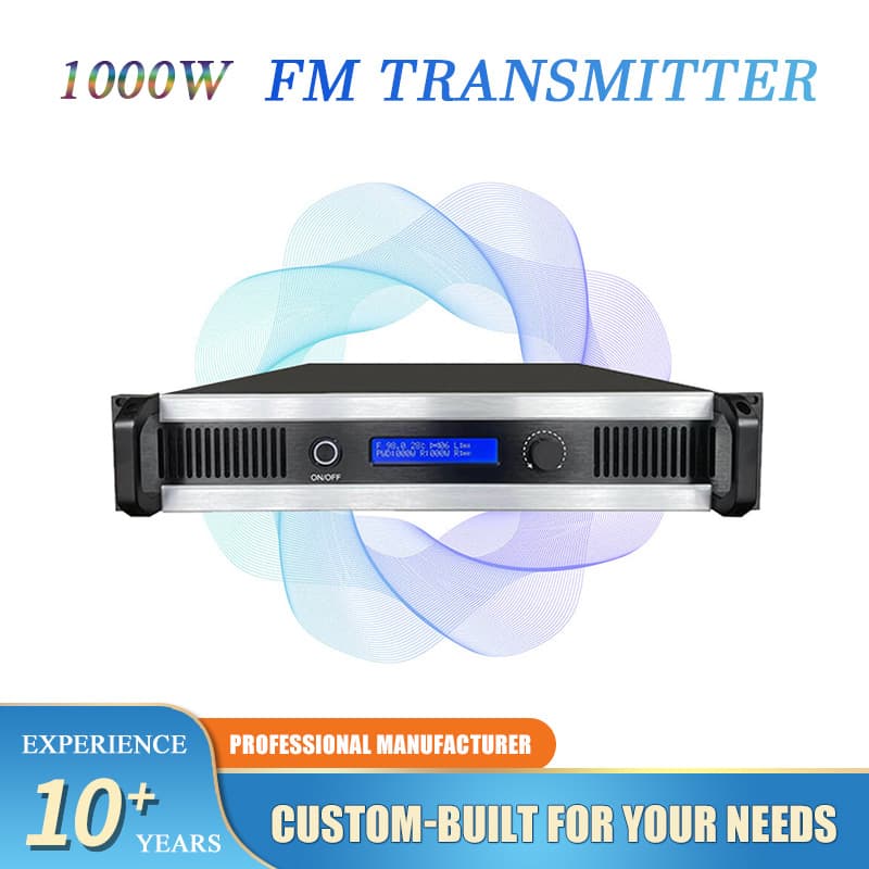 1000W FM Broadcast Transmitter for Radio Station