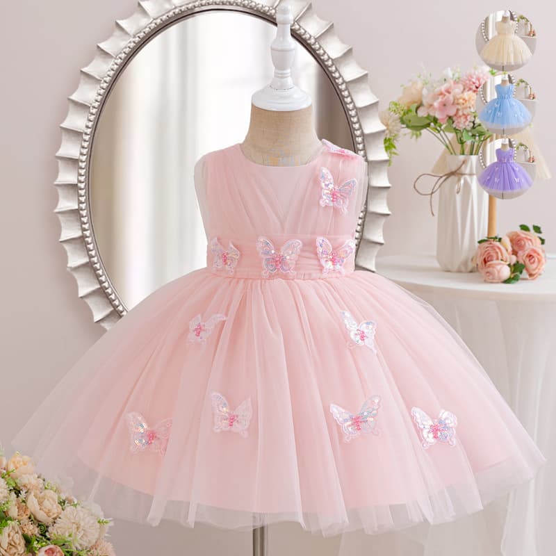 Girls Dress New One-Year-Old Baby Princess Dress Summer Dress Skirt Children's Performance Clothing Wholesale