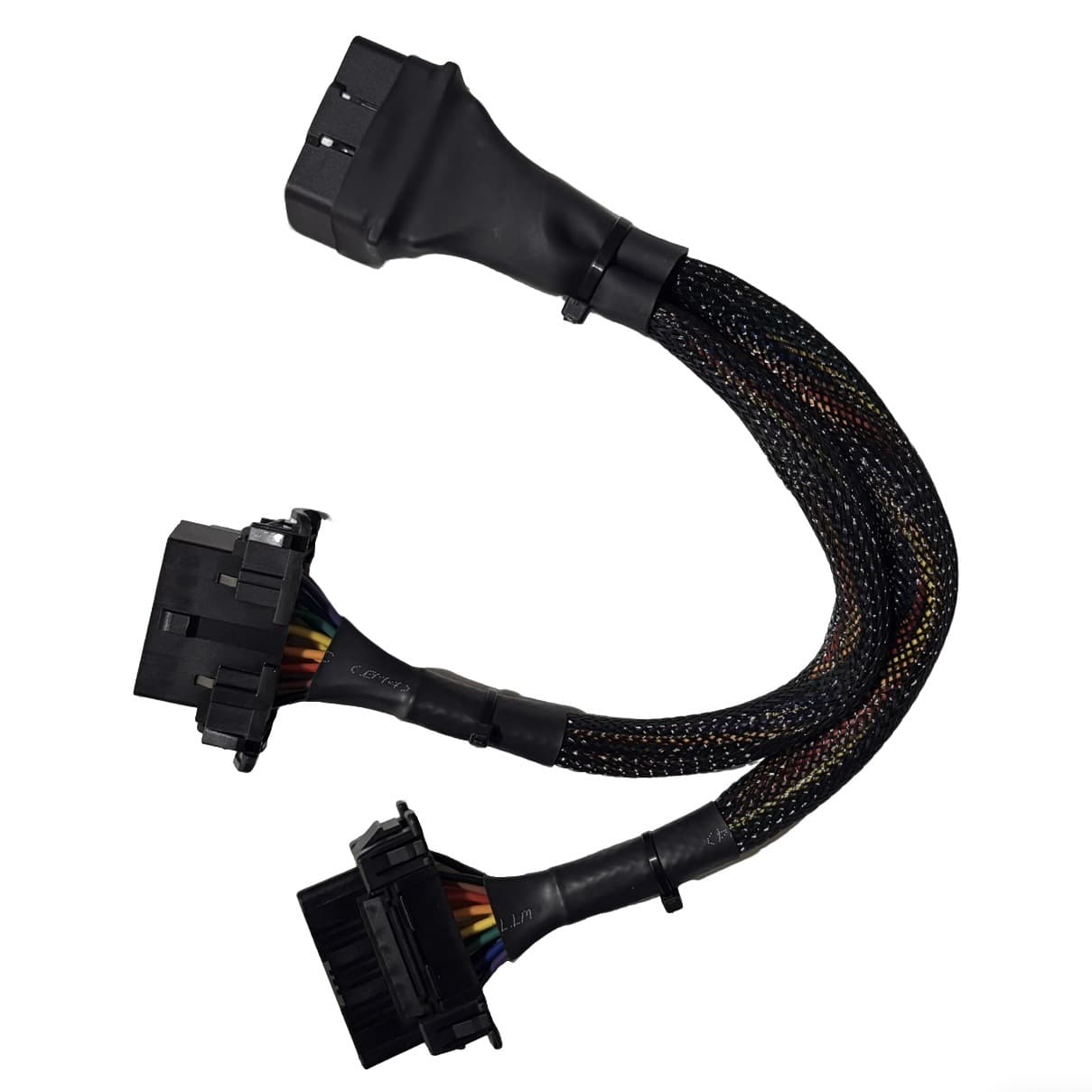 OBD Y-Splitter Cable, 1 Male to 2 Female (Hyundai Female + Toyota Female)