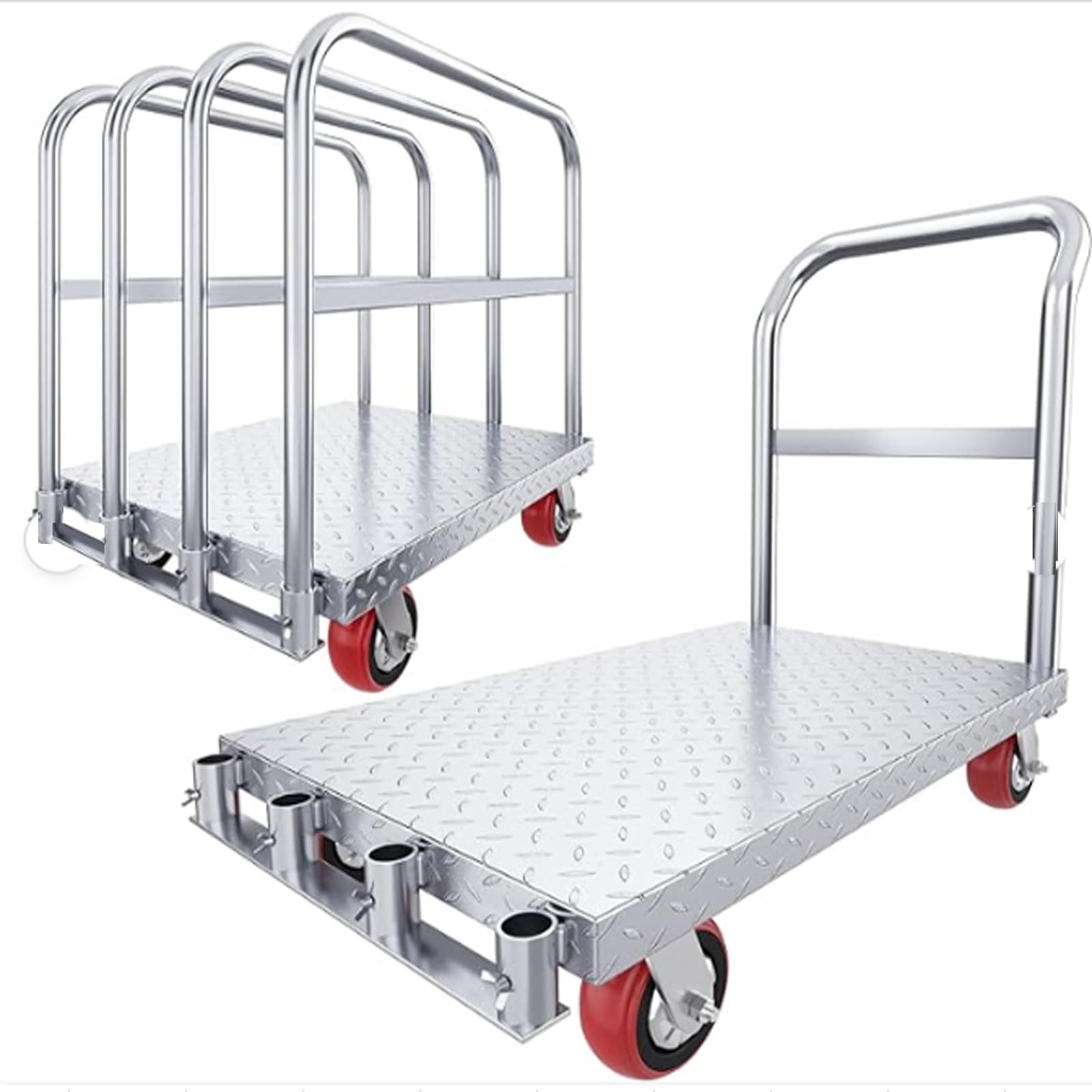 Direct from Manufacturer Wood Transport Cart, Tool Cart with Export Quality, Multi-Purpose Flatbed Trolley, Sheet Material Push Cart