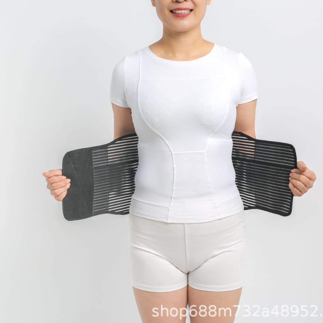 Heavy-Duty Lumbar Fixation Belt, Breathable Waist Support