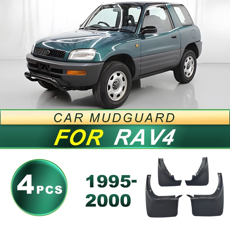 Suitable for 1995-2000 Toyota RAV4 Car Tire Mudguard Soft Rubber Mud Flap Modified Accessories Auto Parts