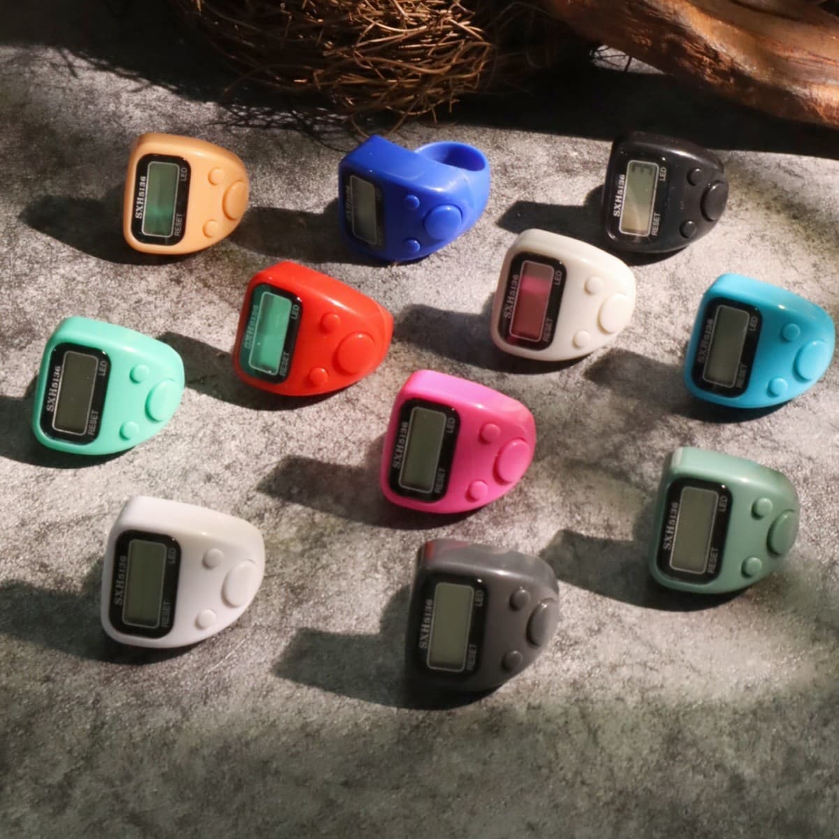 Ring style electronic digital display ring counter with light/LED TALLY COUNTER