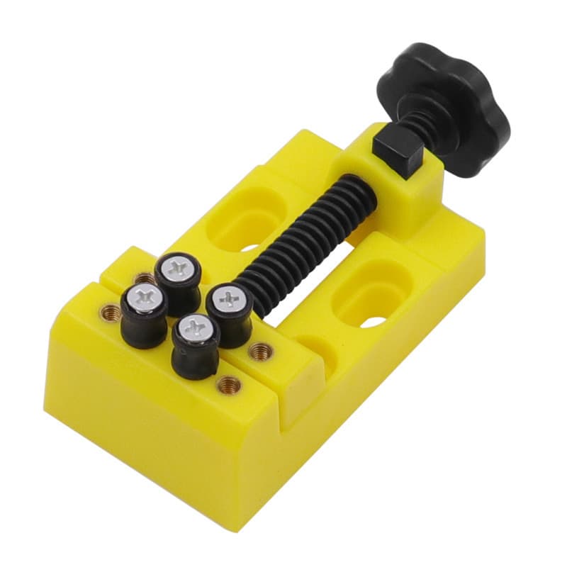 Quick-release eight-hole bench vise, fixed clamp, mini bench vise, table vise, mini clamping bed for collecting Bodhi seeds, walnuts, and carvings.