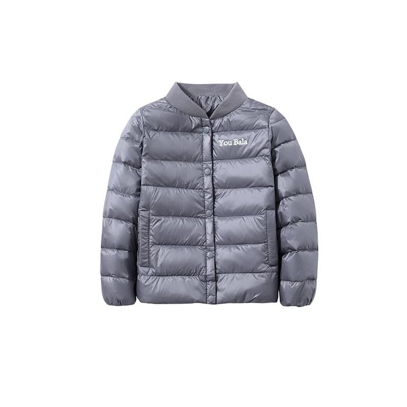 Children's Down Jacket Inner Layer Boys Girls Baby Big Kids Thin School Uniform Outerwear Short Style Layering Short Hooded