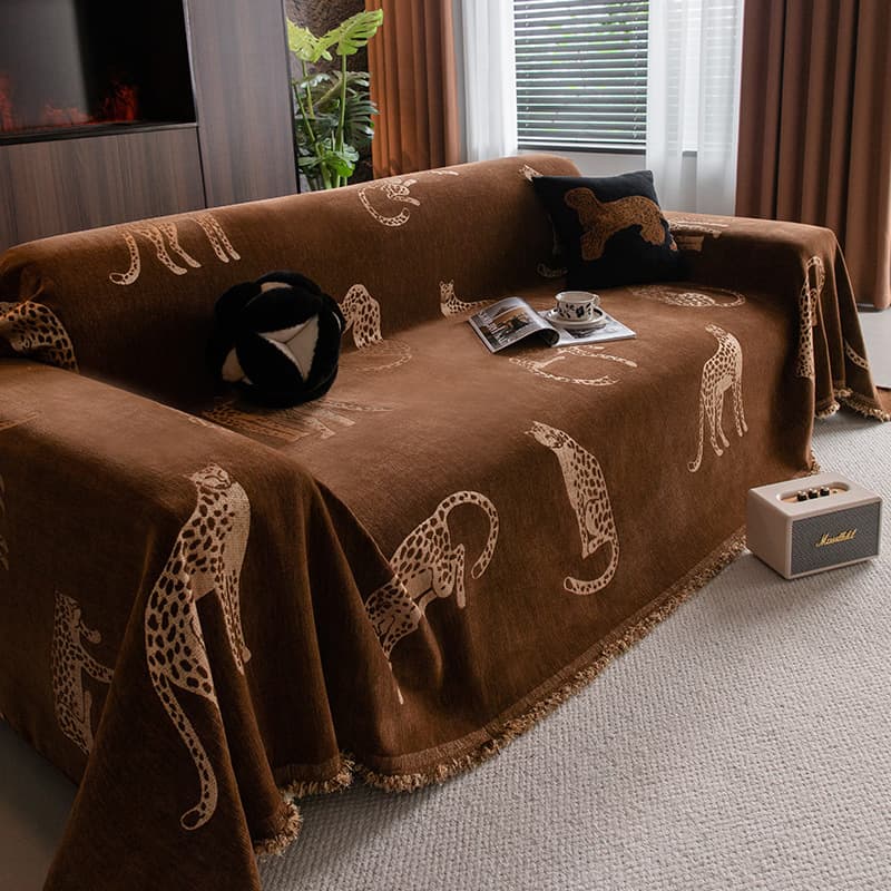 French Luxury Sofa Cover Cloth Full Cover Blanket Four Seasons Universal Sofa Cushion Cover Elegant Chic Dustproof Cover