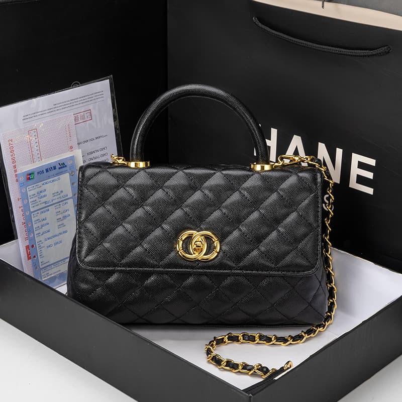 Dropshipping Small Fragrance Style 2025 New Diamond Quilted Large Capacity Genuine Leather Handbag Fashionable Shoulder Crossbody Bag Chain Bag