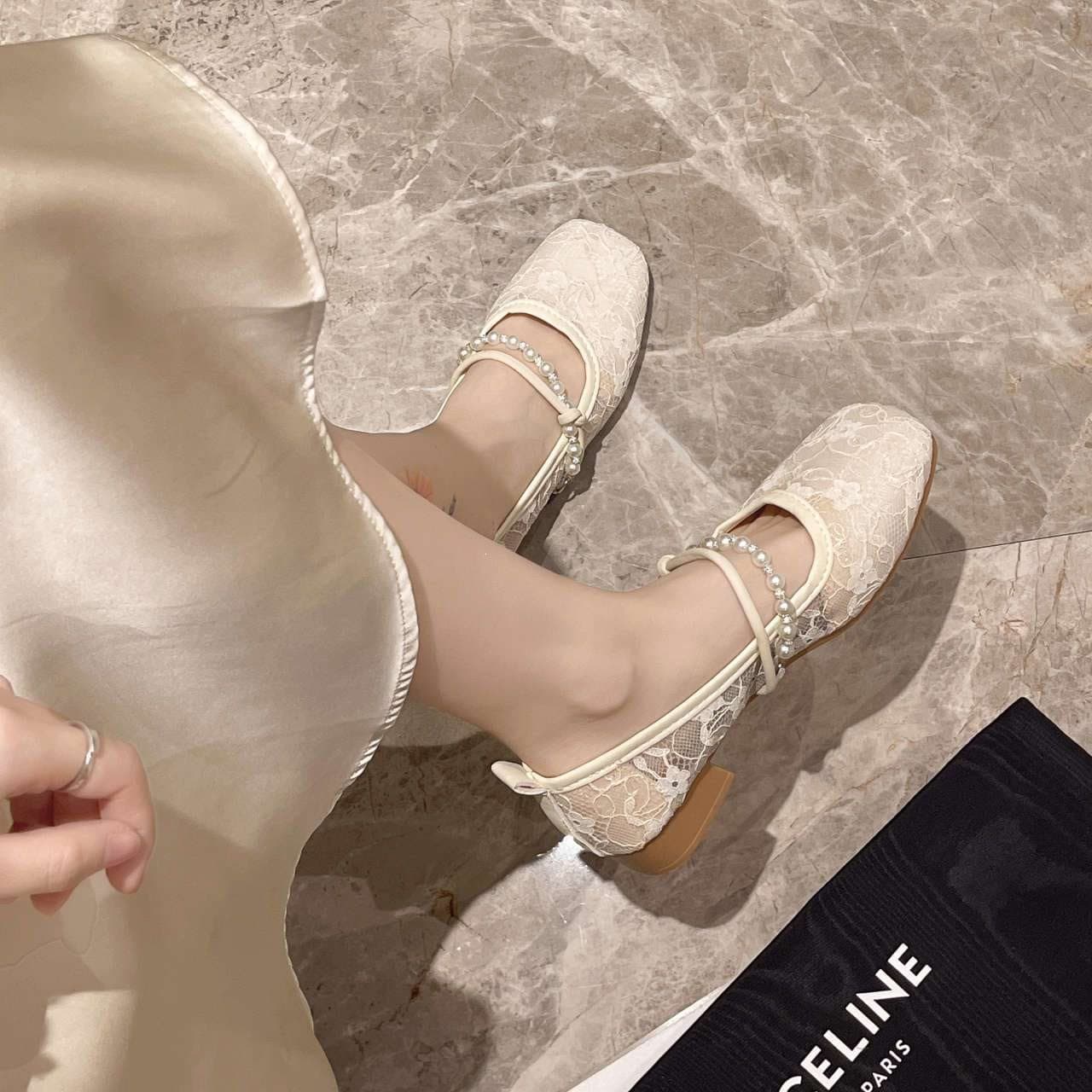 Lace Mesh Flat Shoes for Women 2025 New Summer Dress Shoes Shallow Mouth Soft Flat Bottom Loafers