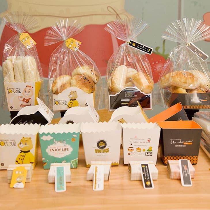 Meal Packaging Bags, Bread Bags, Baking Packaging, Toast Croissants, Small Cake Paper Trays, Egg Tart Takeaway Boxes