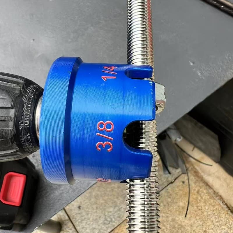 Temu Hot Sale Labeling Drop Shipping Multi-functional Metal Aluminum Alloy Quick Release Nut Drill Bit Socket Wrench