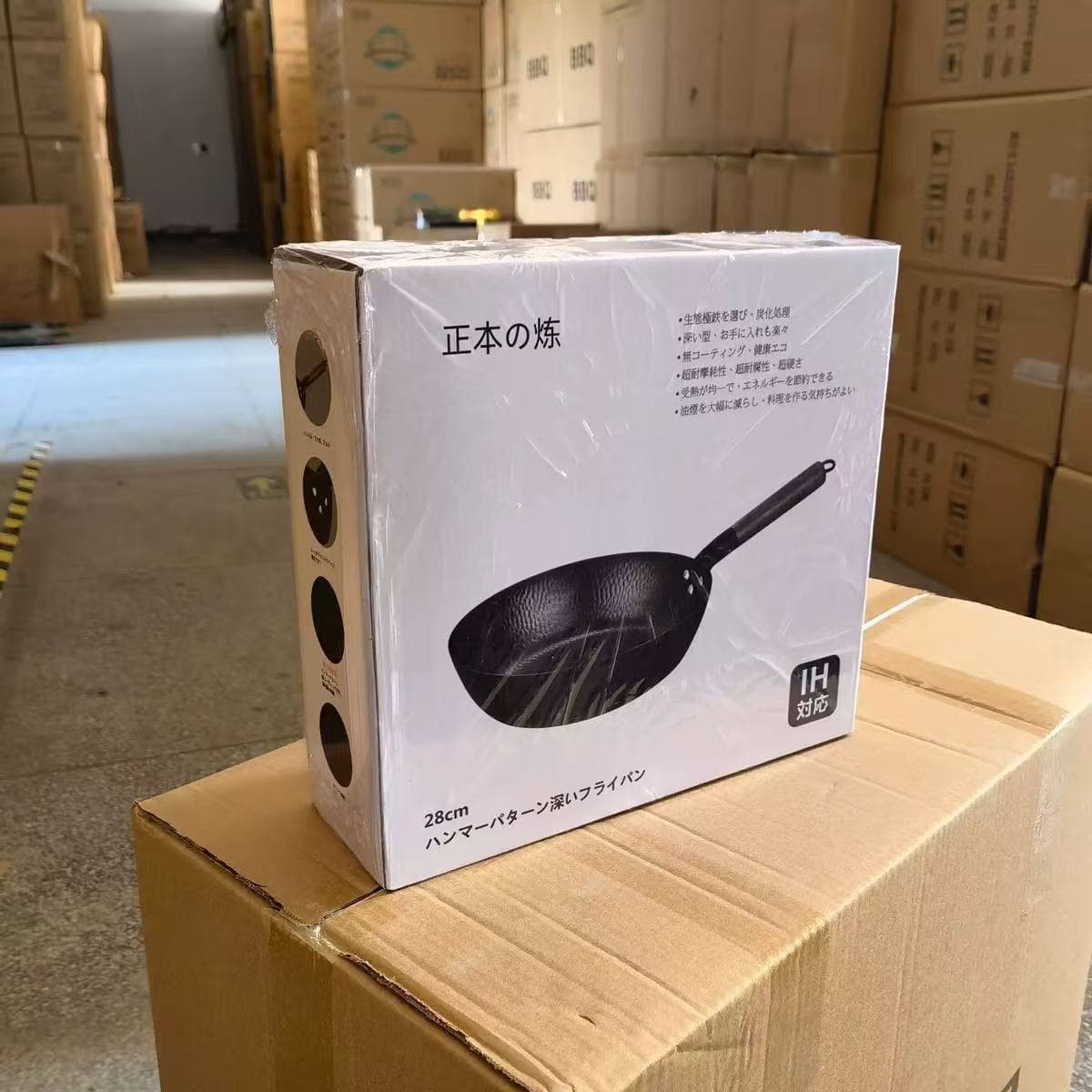 Japanese-style pan extremely iron pan fish scale pattern uncoated non-stick pan omelette pan steak frying pan gas universal pan