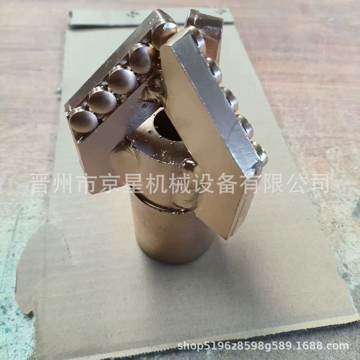 110 Coreless Three-Blade Drill Bit Composite PDC Scraper Three-Blade Drill Bit Water Well Three-Blade Drill Bit
