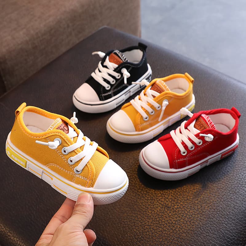 Breathable Kids Casual Shoes Baby Fashion Canvas Shoes Women Boys Toddler Sneakers Spring Autumn