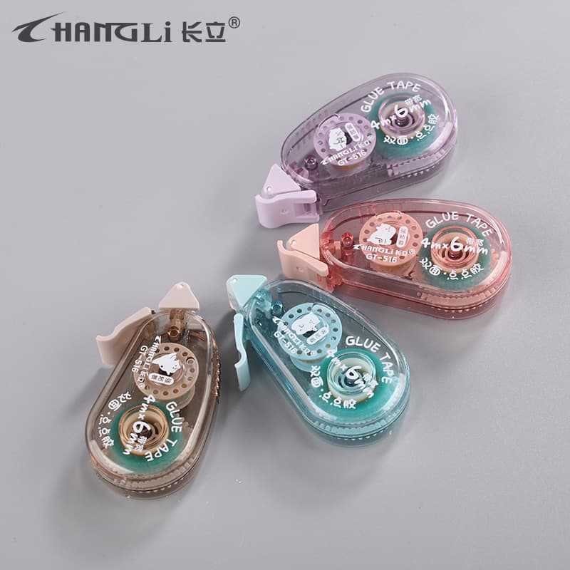 Cute and Aesthetic Mini Double-Sided Adhesive Dots, Transparent Correction Tape-Style, Versatile for Crafts and Wholesale