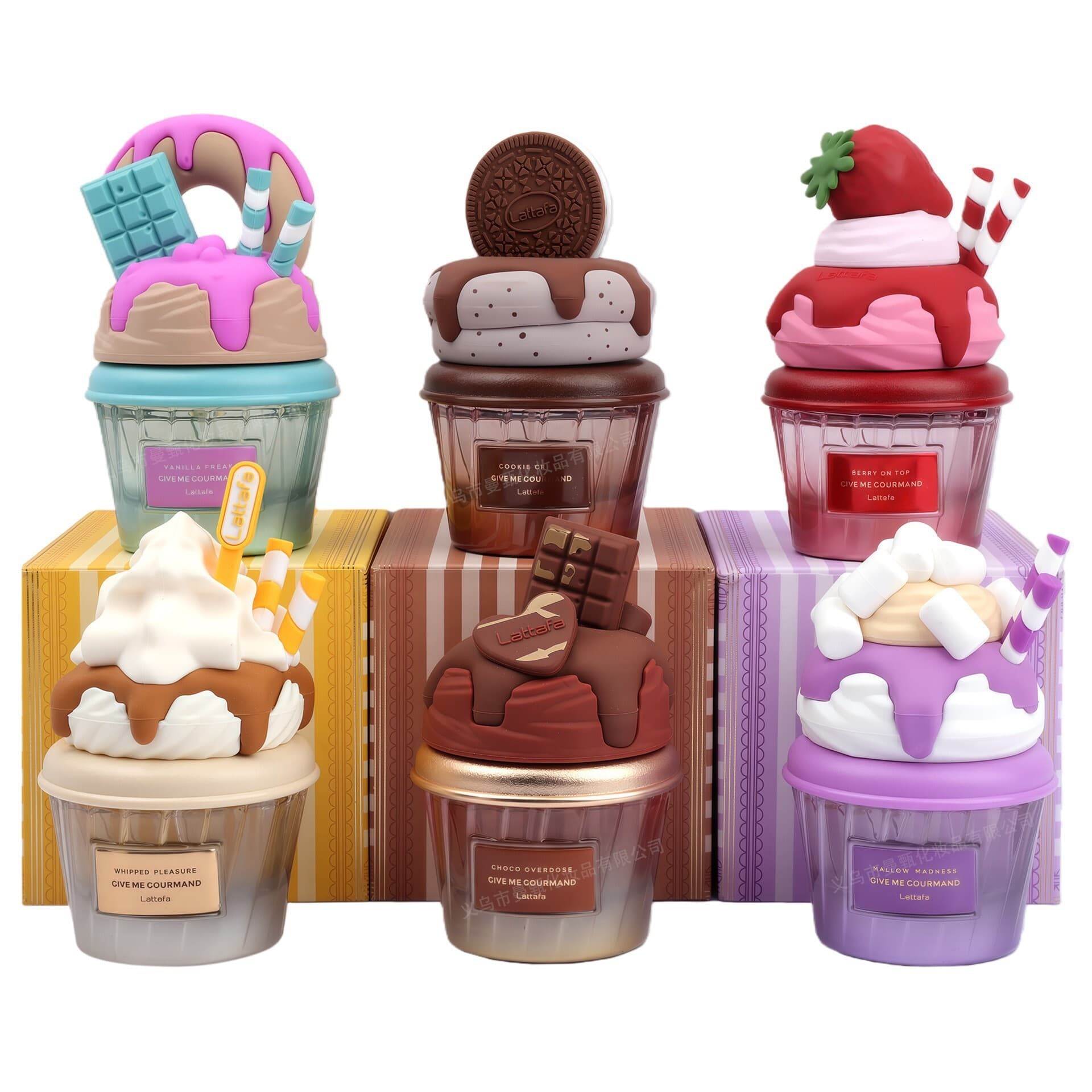 New cross-border hot style lattafa lattafa perfume creative candy cream ice cream perfume factory wholesale