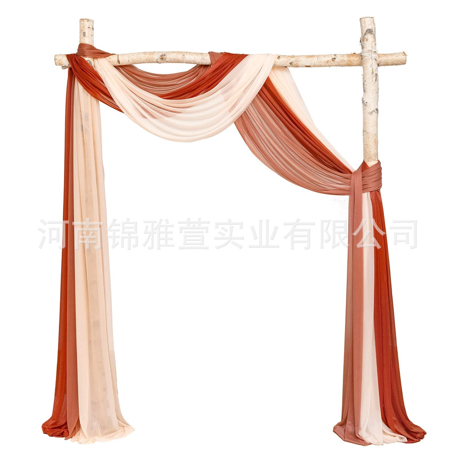 Amazon pearl glossy chiffon veils and wrinkle-free wedding arch decorations supplied by cross-border manufacturers.