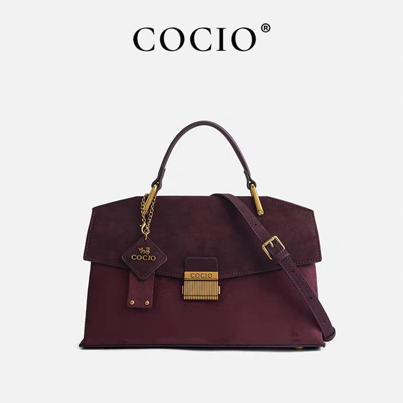 COCIO's new matte leather suede portable messenger bag cross-border distribution hot-selling women's bags new products popular new products
