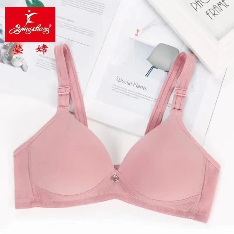 Ying Chang 497 style wire-free mom's bra thin comfortable gathering old brand underwear for middle-aged and elderly.