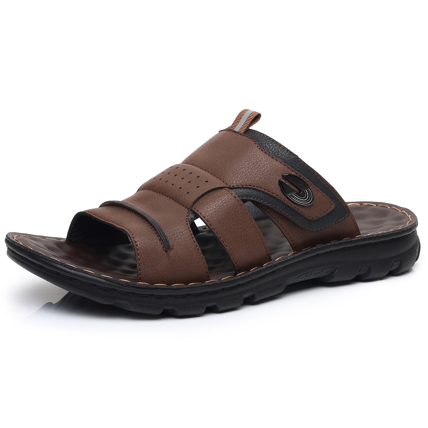 Large Size Cross-Border Men's Hollow Sandals Breathable Soft Sole Non-Slip Casual Sandals Factory Stock Support Drop Shipping