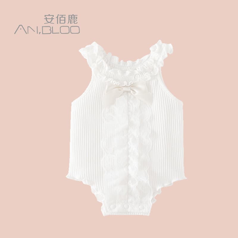 Summer Thin Sleeveless Baby Girl Romper Wrap around Baby Clothes Newborn Baby Clothes Loose Fitting Triangle Crawler Suit