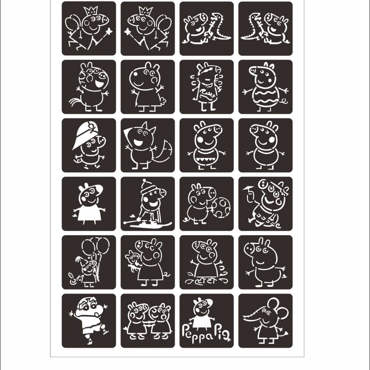 Semi-Permanent Small Tattoo Stencil Pattern Large Image Korean Tattoo Embroidery Hollow Out Tattoo Book Finger English Template
