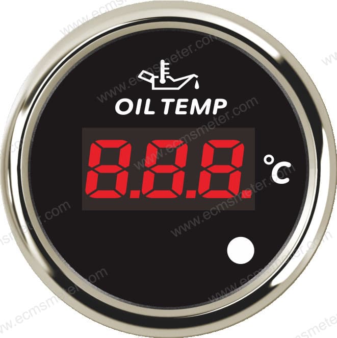 ECPC Φ52mm RV Modified Vehicle Engineering Vehicle Boat Marine Digital Oil Temperature Gauge 50-150℃