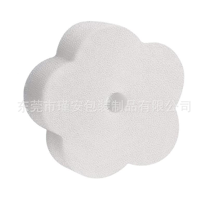 Factory wholesale white 60ppi flower sponge, cleaning filter sponge, bathroom bath toy sponge, oil-absorbing sponge