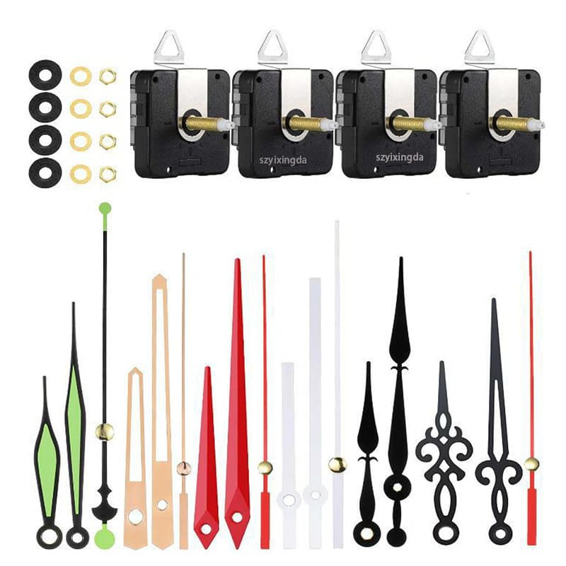 Amazon Diy Clock Movement Kit 4 Sets 28mm Long Shaft Sweep Second Silent Wall Clock Movement Home Decor Accessories